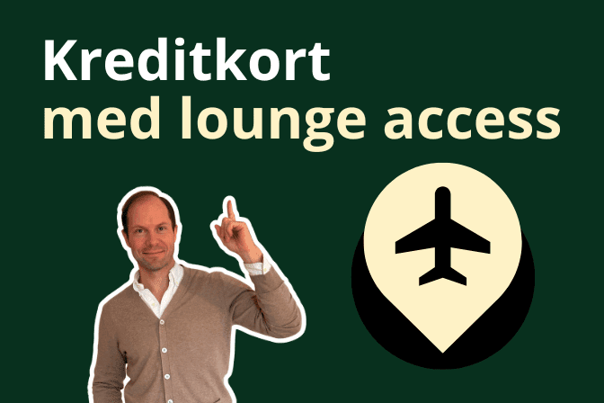 kreditkort med lounge access illustration